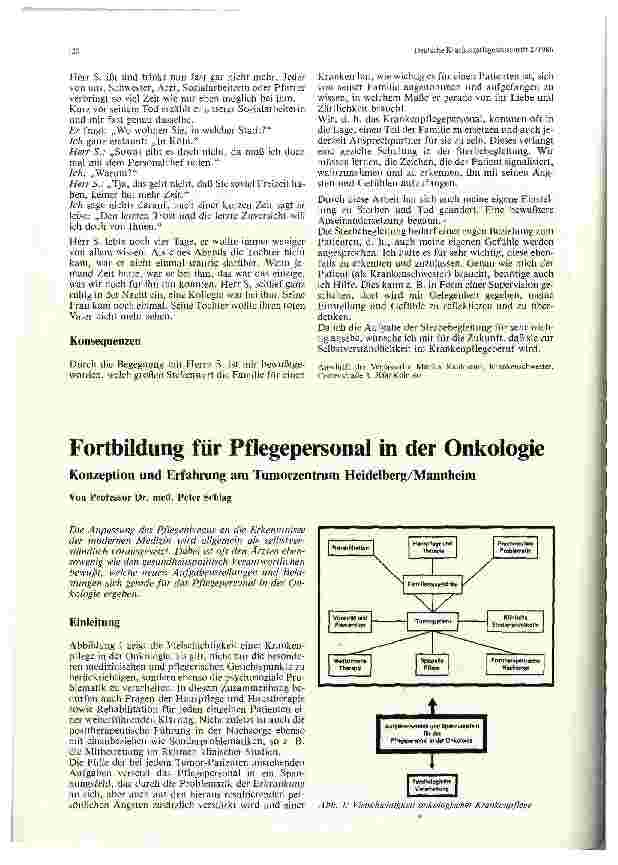 Vorschauseite 4: Eine Station für palliative Therapie