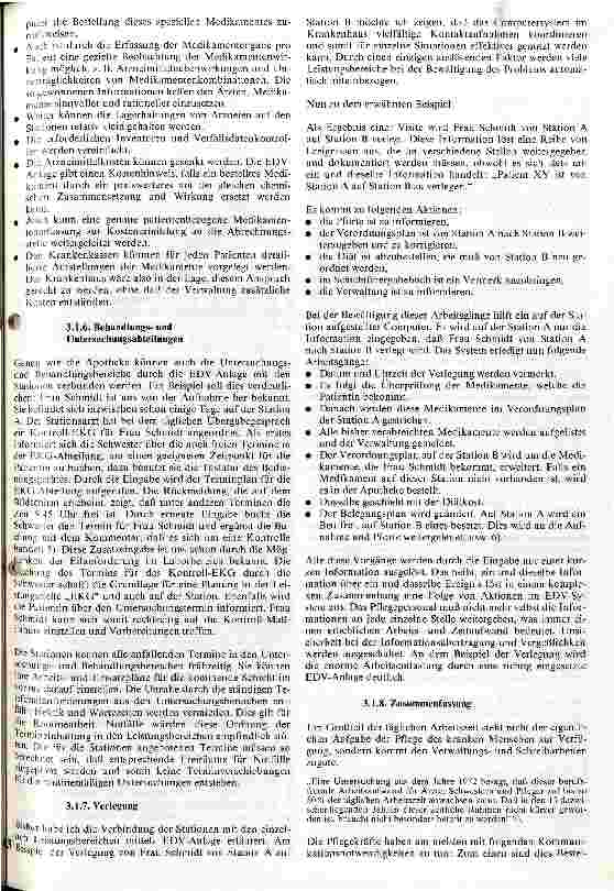 Vorschauseite 6: EDV in der Krankenpflege - Versuch einer Übersicht -