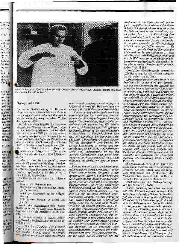 Vorschauseite 4: Krankenpflege und Nationalsozialismus