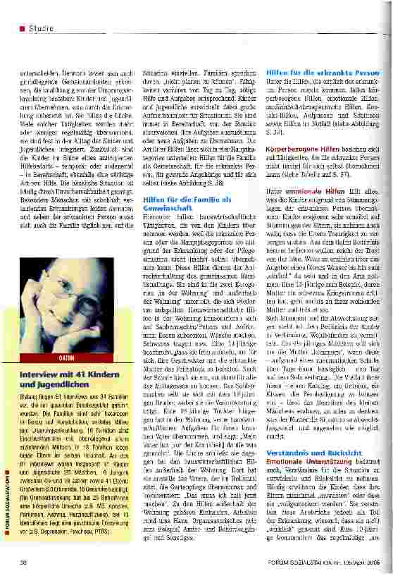 Vorschauseite 2: Mit 13 schon PflegeprofiWenn Kinder ihre Eltern pflegen