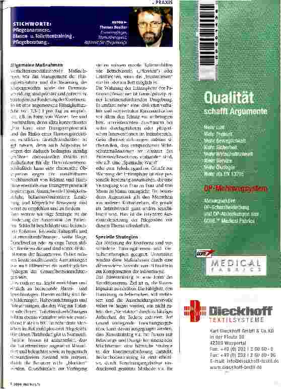 Vorschauseite 2: Pflege bei InkontinenzEin Umdenken hat begonnen