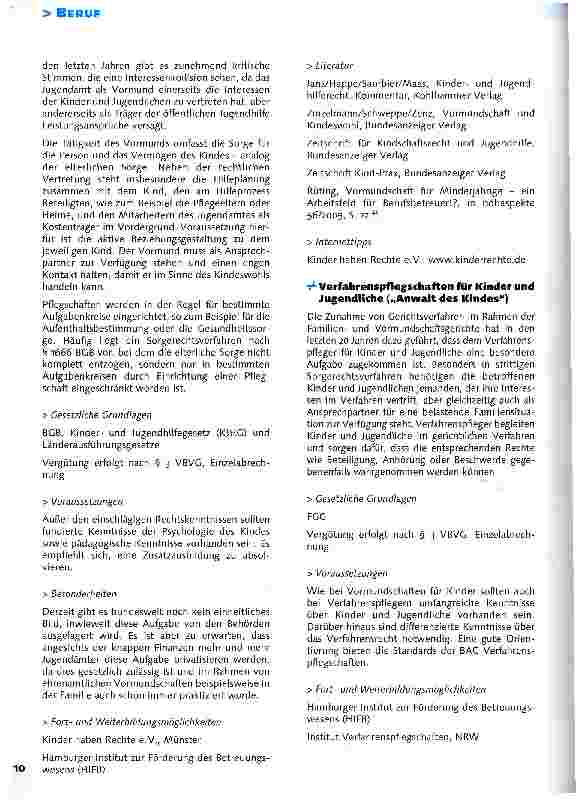 Vorschauseite 2: Welche Voraussetzungen sind nötig?Überblick: Alternative Tätigkeitsfelder für Berufsbetreuer