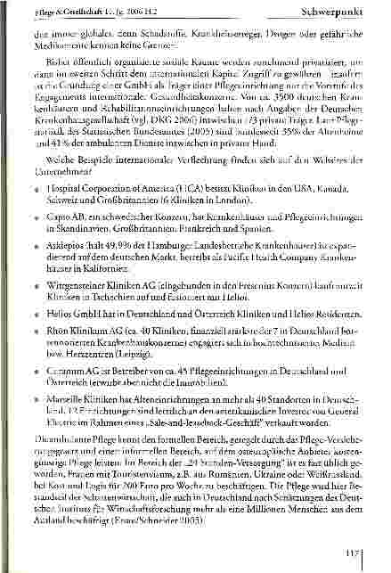 Vorschauseite 3: Pflegeperspektiven in einer globalisierten Welt