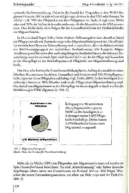 Vorschauseite 6: Pflegeperspektiven in einer globalisierten Welt