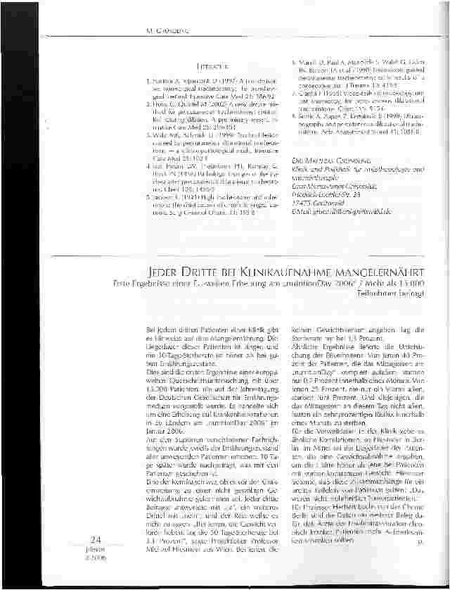 Vorschauseite 3: ATEMWEGSMANAGEMENT BEI DLLATATIONSTRACHEOTOMIE