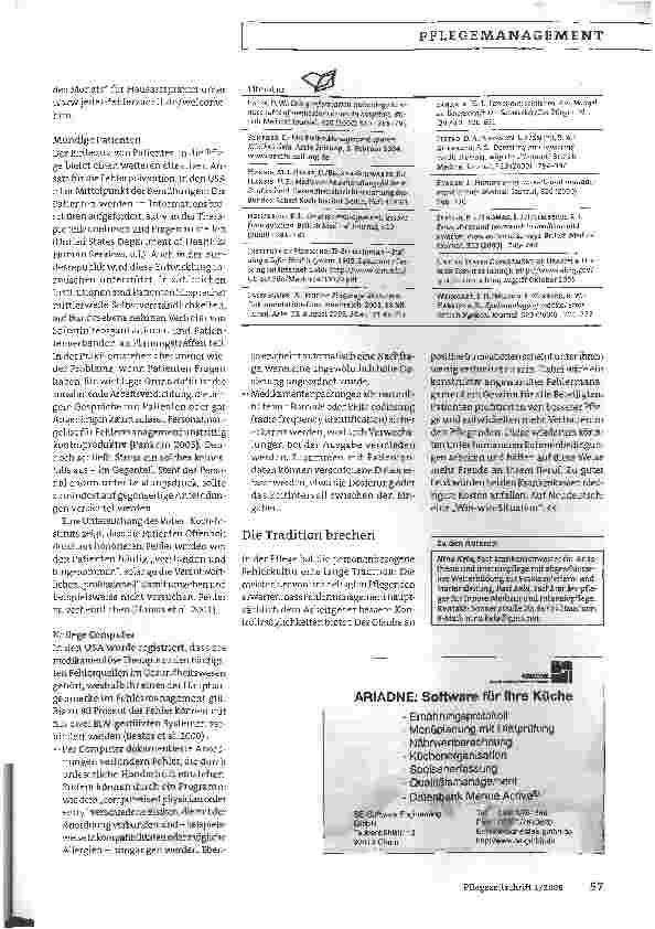 Vorschauseite 4: Fehlermanagement in Krankenhäusern und Pflegeeinrichtungen: Miteinander statt gegeneinander