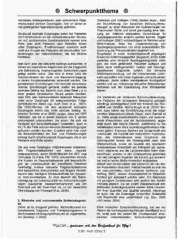 Vorschauseite 2: Dysphagien - therapeutisches Management bei Schluckstörungen