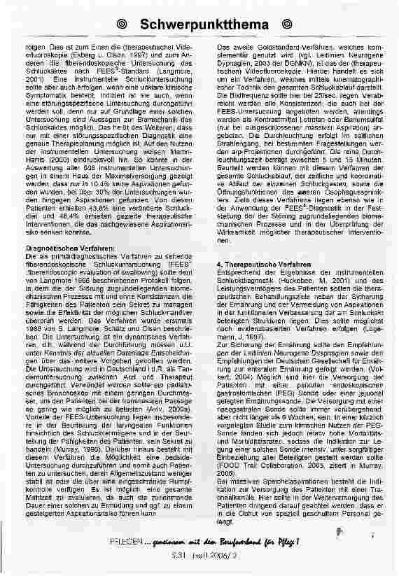 Vorschauseite 3: Dysphagien - therapeutisches Management bei Schluckstörungen