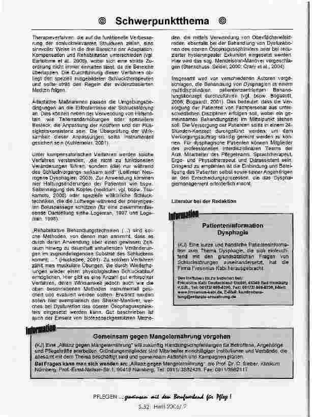 Vorschauseite 4: Dysphagien - therapeutisches Management bei Schluckstörungen