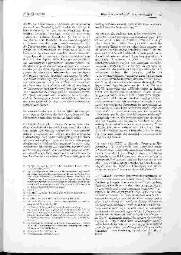Vorschauseite 6: Veto-Recht für Krankenkassen bei der Begründung eines Pflichtversicherungsverhältnisses durch Bezieher/-innen von Arbeitslosengeld II?Anmerkungen zum Beschluss des SG Dortmund vom…