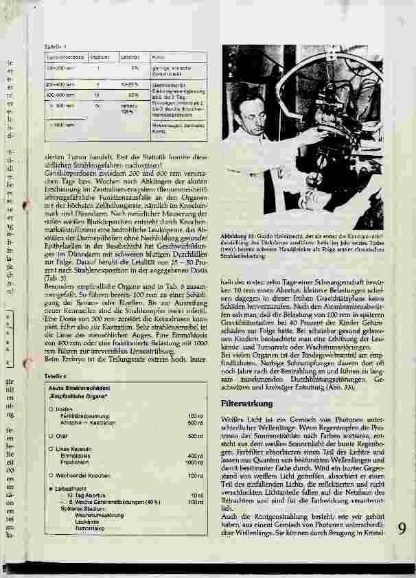 Vorschauseite 6: Entstehung, Wirkung und Gefahren von Röntgenstrahlen Teil II