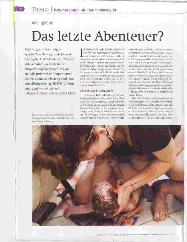 Vorschauseite 1: Das letzte Abenteuer?