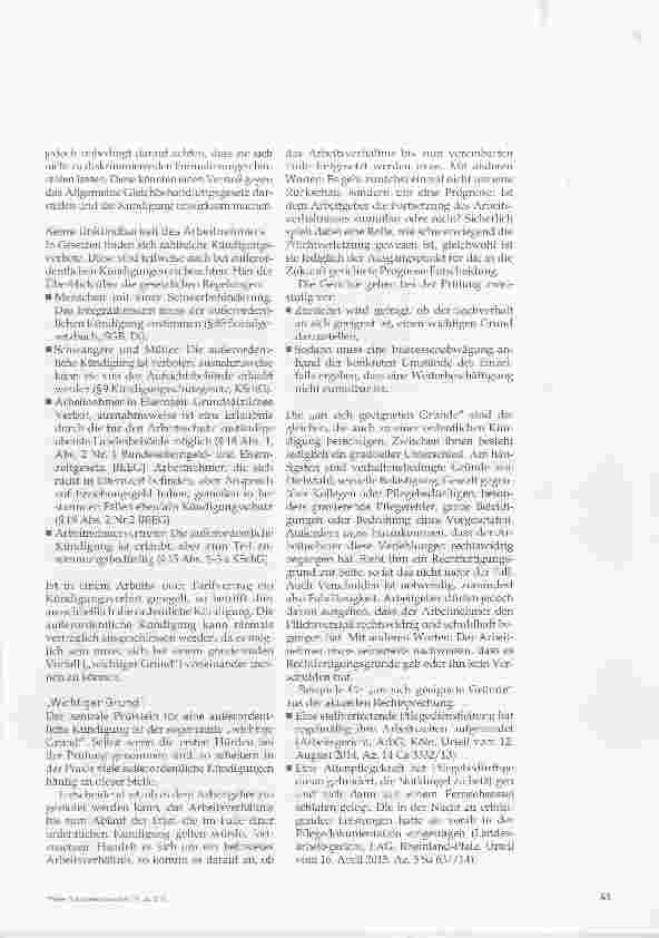 Vorschauseite 3: Außerordentliche Kündigungen rechtssicher gestalten