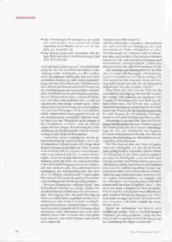 Vorschauseite 4: Außerordentliche Kündigungen rechtssicher gestalten