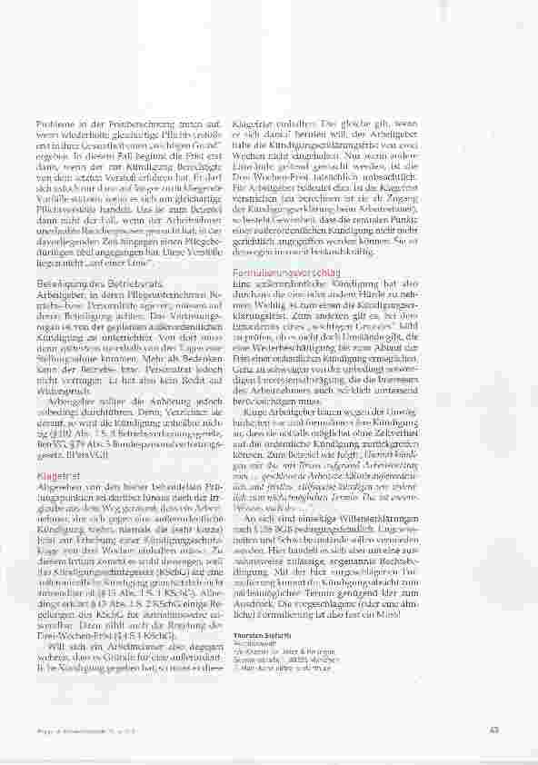 Vorschauseite 5: Außerordentliche Kündigungen rechtssicher gestalten