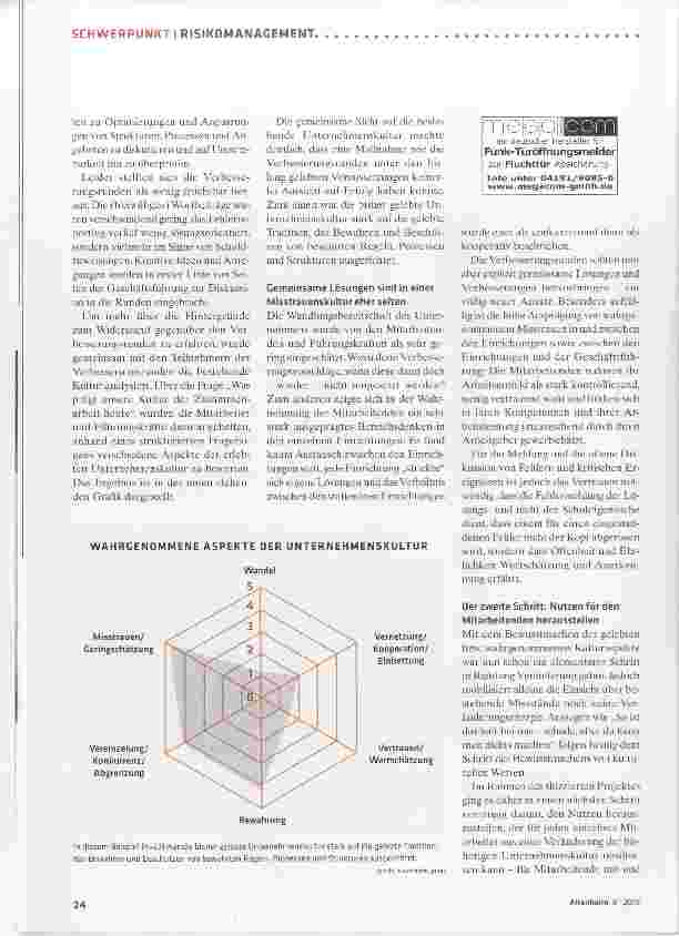 Vorschauseite 3: Für Veränderungen braucht es die richtige Kultur