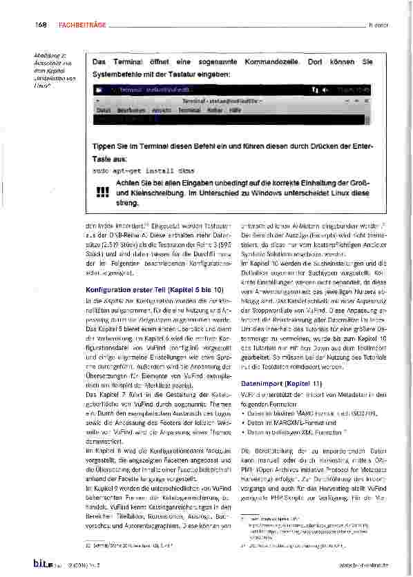 Vorschauseite 4: „Auf dem Weg zur eigenen Suche -Ein Tutorial zur Inbetriebnahme einer VuFind-Demoversion