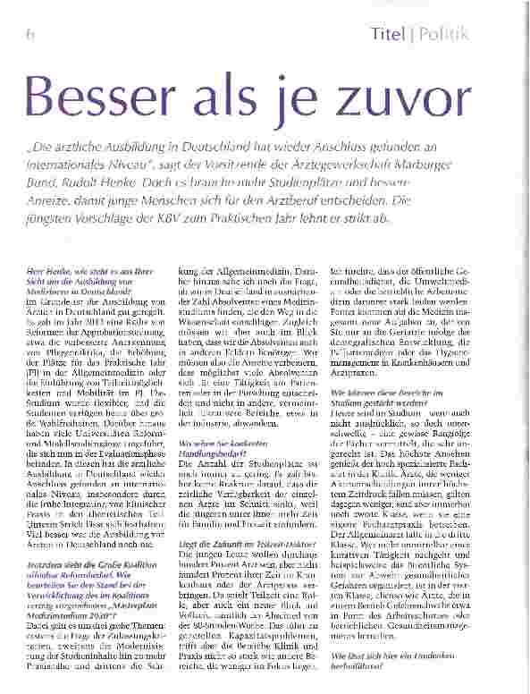Vorschauseite 1: Besser als je zuvor