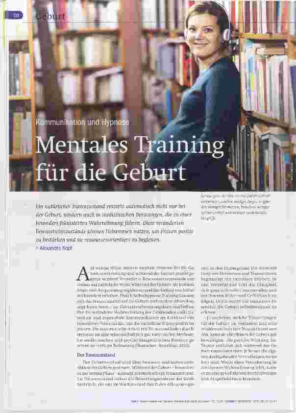 Vorschauseite 1: Mentales Training für die Geburt