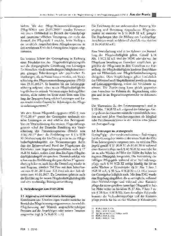 Vorschauseite 3: Perspektivwechsel in der Pflegeversicherung mit dem Pflegestärkungsgesetz II (PSG II)