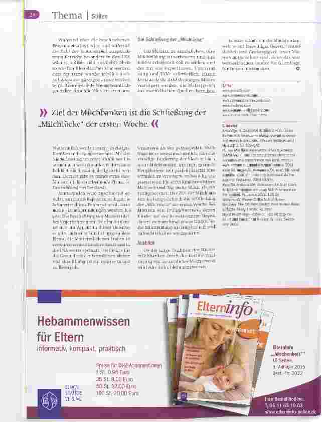 Vorschauseite 5: Frauenmilch als Handelsware?