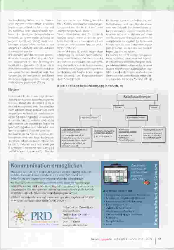 Vorschauseite 2: Pathogenese, Diagnostik und Behandlung von Redeflussstörungen