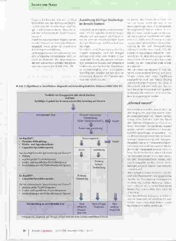 Vorschauseite 3: Pathogenese, Diagnostik und Behandlung von Redeflussstörungen