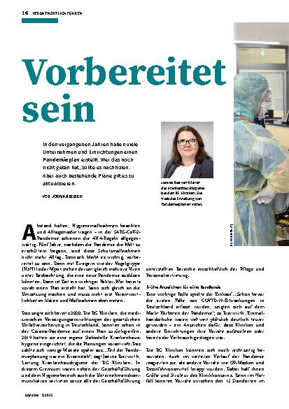 Vorschauseite 1: Vorbereitet sein