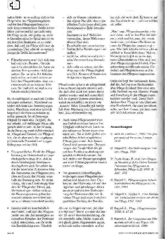 Vorschauseite 6: Pflegedienstintegrierte Beratung von Pflegepersonen Eine Maßnahme zur Verbesserung der direkten Patientenpflege