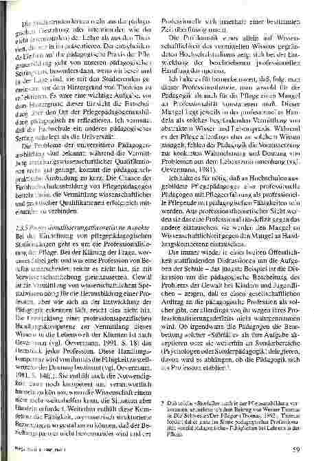Vorschauseite 4: Pädagogische Professionalität in der Pflege - Gedanken zur Hochschulausbildung von Pflegepädagogen