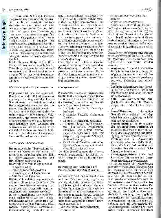 Vorschauseite 3: Pflege nch Lungenund Herz-Lungentransplantation