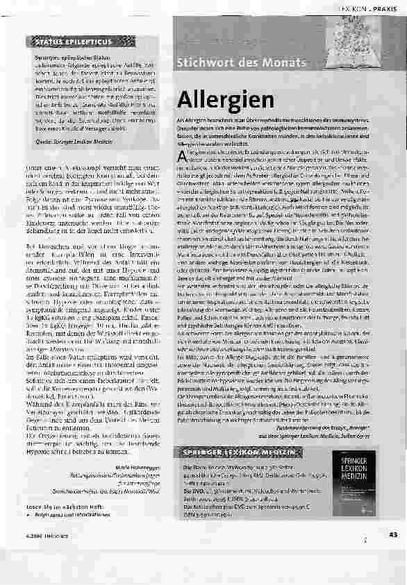 Vorschauseite 2: Pädiatrische NotfälleTeil 3: Anaphylaxie und Krampfanfalle