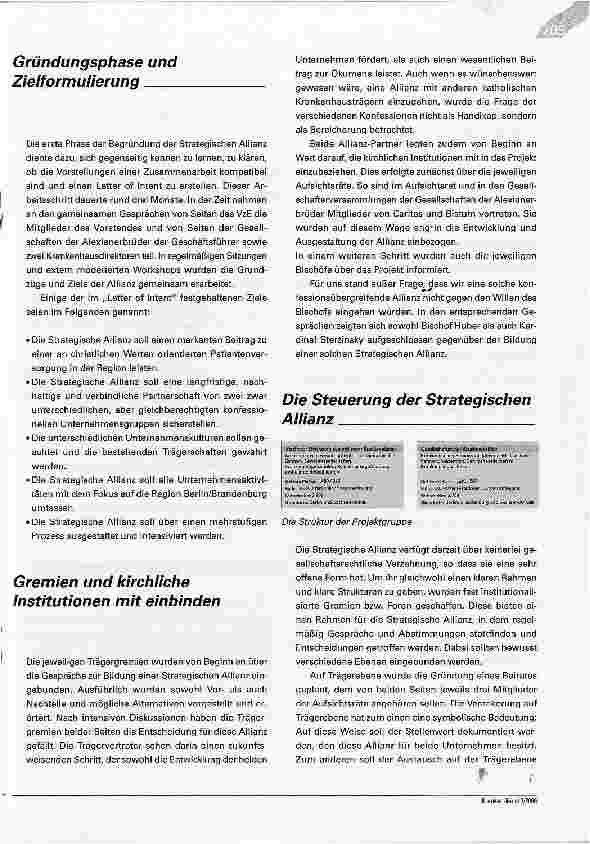 Vorschauseite 4: Werte - Leistung - ZukunftDie Strategische Allianz zwischen dem Verein zur Errichtung evangelischer Krankenhäuser und den Gesellschaften der Alexianerbrüder