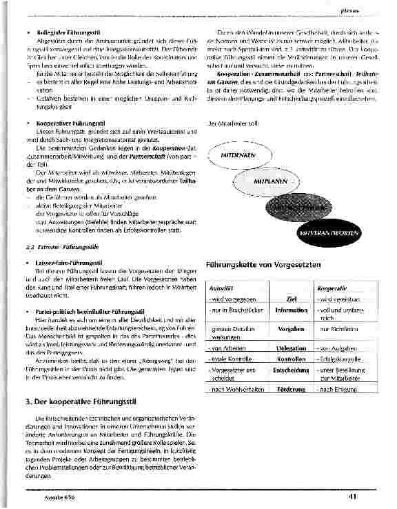 Vorschauseite 3: Führen und Leiten von Mitarbeitern