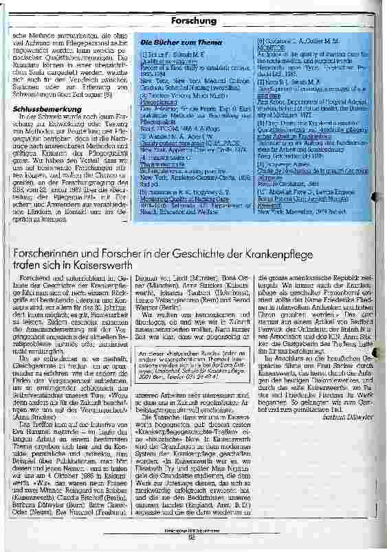 Vorschauseite 4: Auf der Suche nach geeigneten Methoden, Bericht über die 4. Forschungstagung am 22.