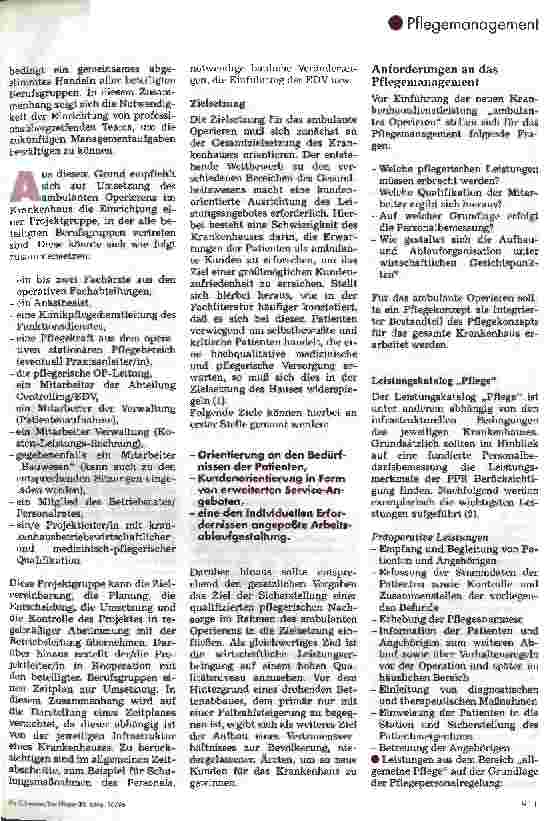 Vorschauseite 2: Ambulantes Operieren - Anforderungen an das Krankenhausmanagement