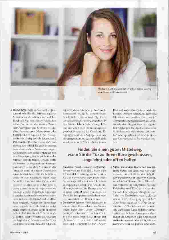 Vorschauseite 2: Wie wirke ich auf meine Mitarbeiter?