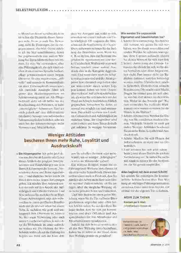 Vorschauseite 3: Wie wirke ich auf meine Mitarbeiter?