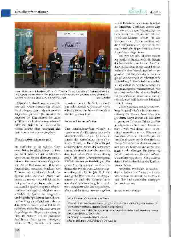 Vorschauseite 4: Pflege von Angehörigen ein Tabu am Arbeitsplatz?