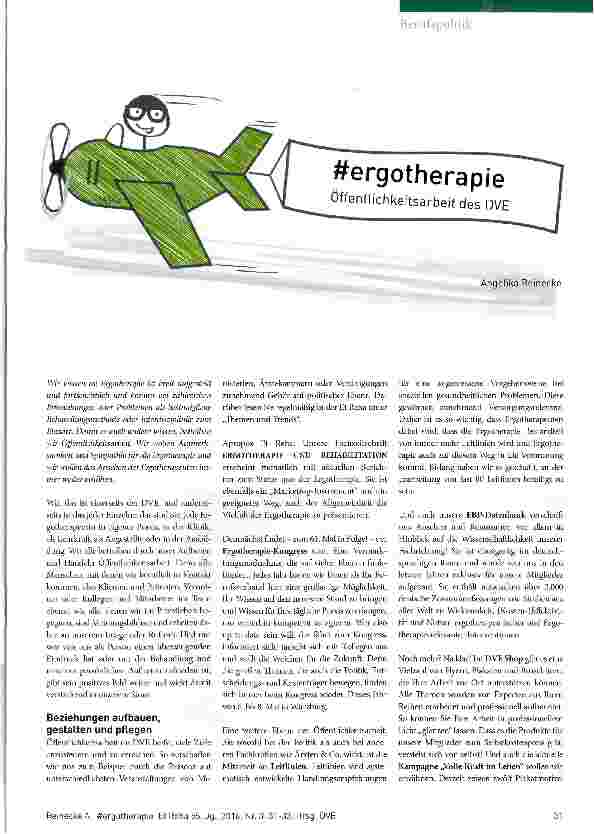 Vorschauseite 1: #ergotherapie