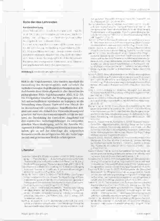 Vorschauseite 4: Entwicklung eines Kompetenzprofils?!