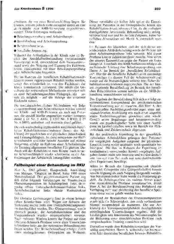Vorschauseite 5: Struktur und Konzept des Rehabilitationskrankenhauses Ulm