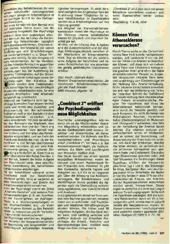 Vorschauseite 3: Die Arbeit des Psychologen bei geistig geschädigten Erwachsenen