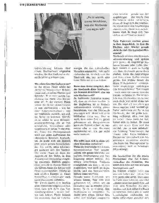 Vorschauseite 3: Dem Sterbenden die Regie für sein Sterben überlassen