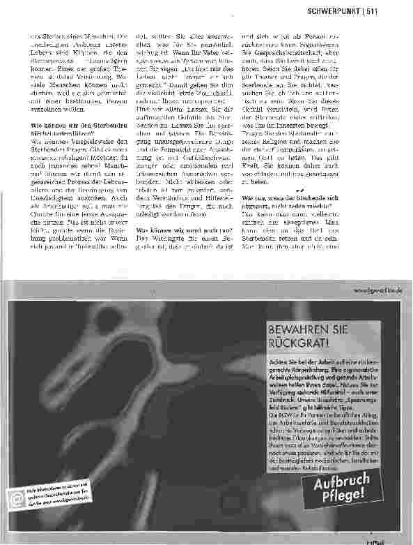 Vorschauseite 4: Dem Sterbenden die Regie für sein Sterben überlassen