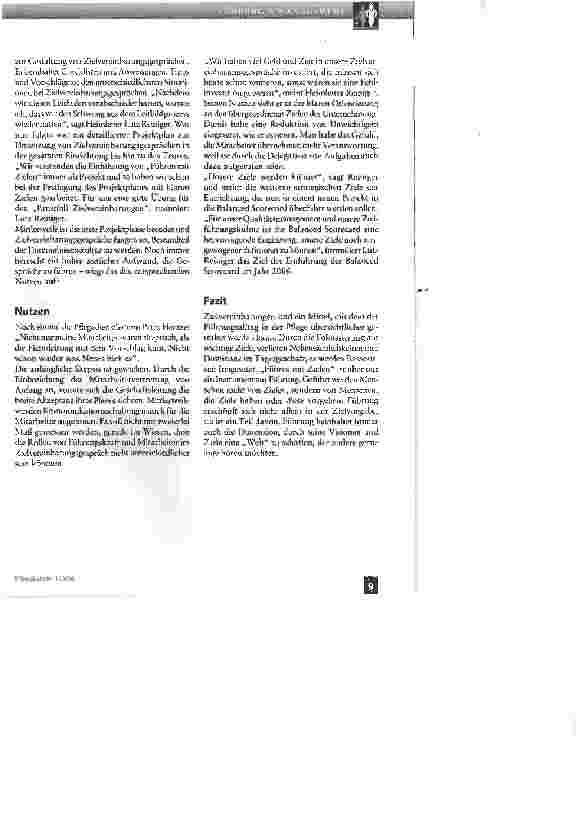 Vorschauseite 5: Ziele für alle -Führen mit Zielen