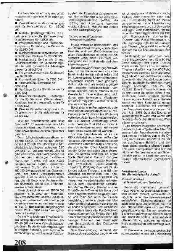 Vorschauseite 4: Erfolgreiche Öffnung / Freundeskreis Pflegeheim Oberaltenallee e. V. Eine Bürgerinitiative zieht Bilanz