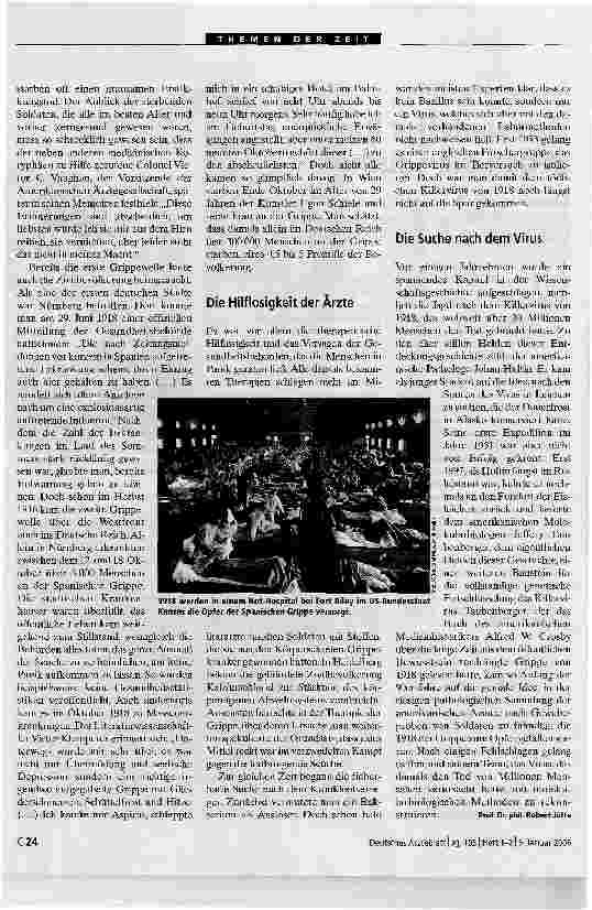 Vorschauseite 2: Verzweifelter Kampf gegen die Seuche