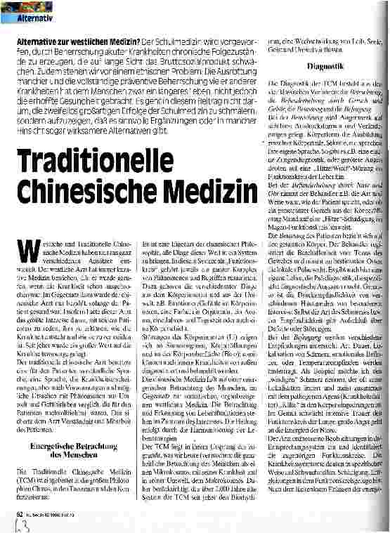 Vorschauseite 1: Traditionelle Chinesische Medizin