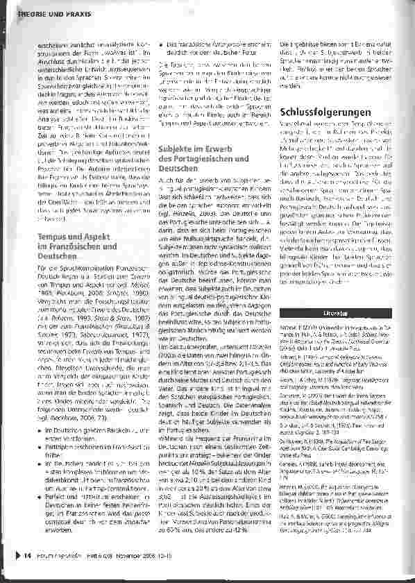 Vorschauseite 3: Der simultane Erwerb von Mehrsprachigkeit